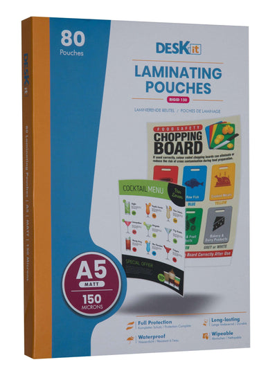 A5 Matt laminating pouches | deskit