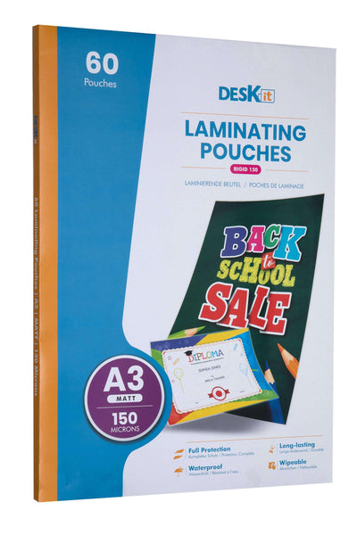 Laminating pouches A3 Matt | deskit