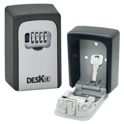 Deskit Key Safe Storage Box with 4 Digit Combination